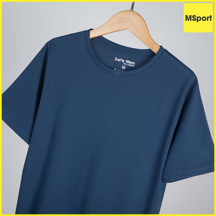 áo thun nam trơn cổ tròn tay ngắn màu bích lợt cao cấp