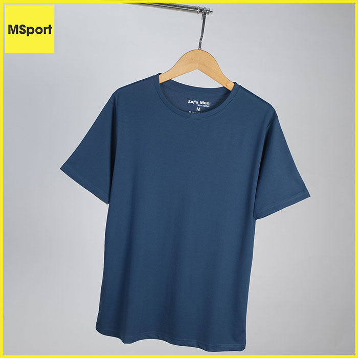 áo thun nam trơn cổ tròn tay ngắn màu bích lợt cao cấp