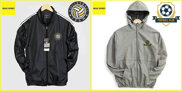 In áo khoác thể thao theo yêu cầu với mọi số lượng tại tphcm