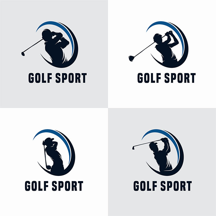 logo thể thao môn chơi gofl