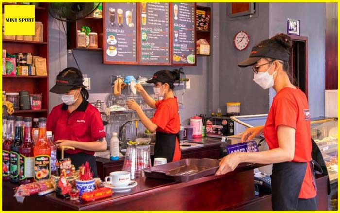 may áo đồng phục nhân viên quán cà phê đẹp tại tphcm