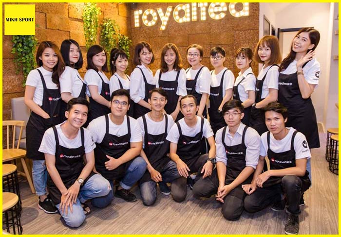 may áo đồng phục nhân viên quán cà phê đẹp tại tphcm