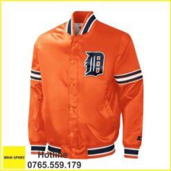 áo khoác đồng phục bomber màu cam dp73