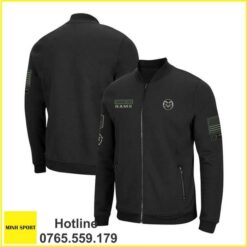 áo khoác đồng phục bomber màu đen dp81