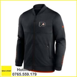 áo khoác đồng phục bomber màu đen dp82