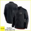 áo khoác đồng phục bomber màu đen dp82