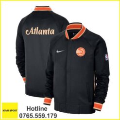 áo khoác đồng phục bomber màu đen dp83