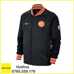 áo khoác đồng phục bomber màu đen dp83
