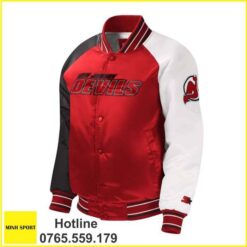 áo khoác đồng phục bomber màu đỏ dp90