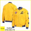 áo khoác đồng phục bomber màu vàng dp94