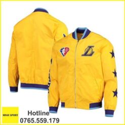 áo khoác đồng phục bomber màu vàng dp94