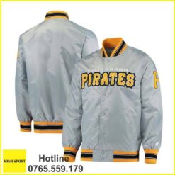 áo khoác đồng phục bomber màu xám dp93