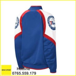 áo khoác đồng phục bomber màu xanh dp75