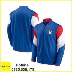 áo khoác đồng phục bomber màu xanh dp76