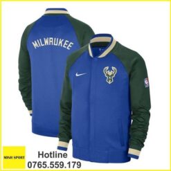 áo khoác đồng phục bomber màu xanh dp87