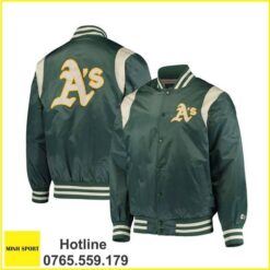 áo khoác đồng phục bomber màu xanh rêu dp60