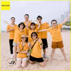 áo thun đồng phục đi biển cho công ty
