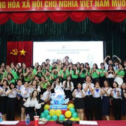 áo thun đồng phục hội sinh viên việt nam màu xanh két at165