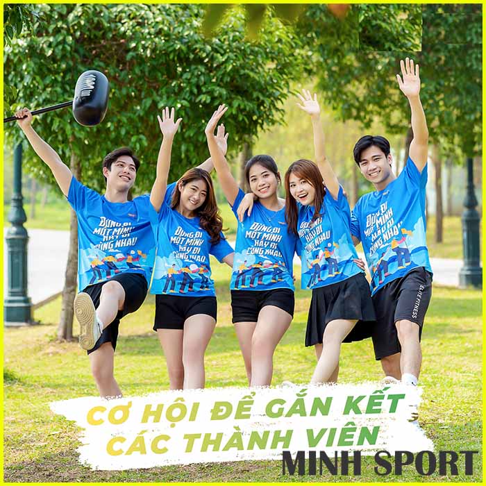 đồng phục đi biển áo team building công ty đẹp bi21