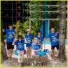 đồng phục đi biển áo thun trơn team building cho nhóm bi34