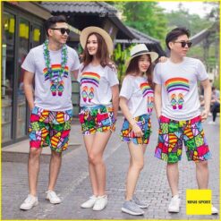 đồng phục đi biển cho nhóm team đẹp