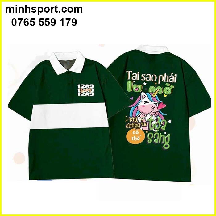 mẫu in áo thun đồng phục lớp đẹp