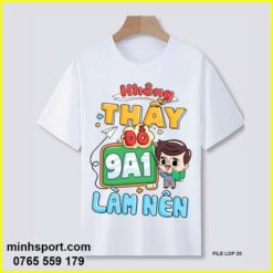 mẫu in áo thun đồng phục lớp đẹp
