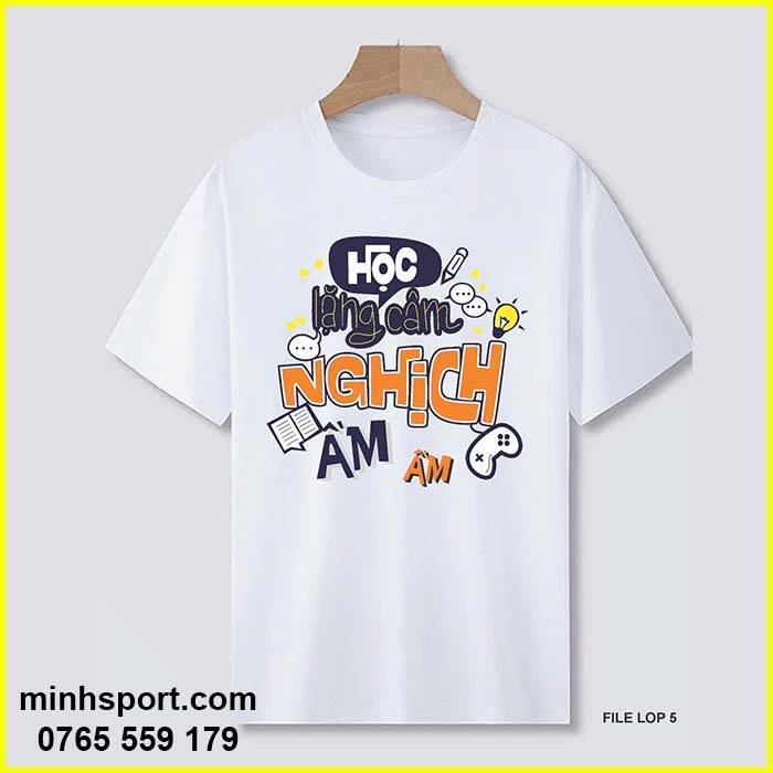 mẫu in áo thun đồng phục lớp đẹp
