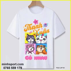 mẫu in áo thun đồng phục lớp đẹp