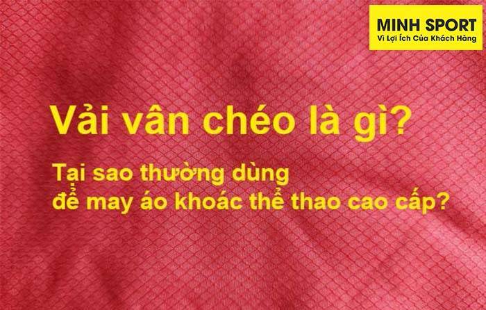 vải dù vân chéo may áo khoác đồng phục