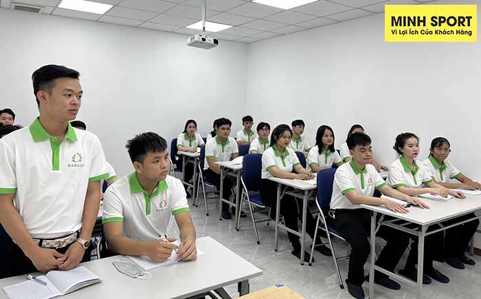 áo thu đồng phục trung tâm nhật ngữ baraen
