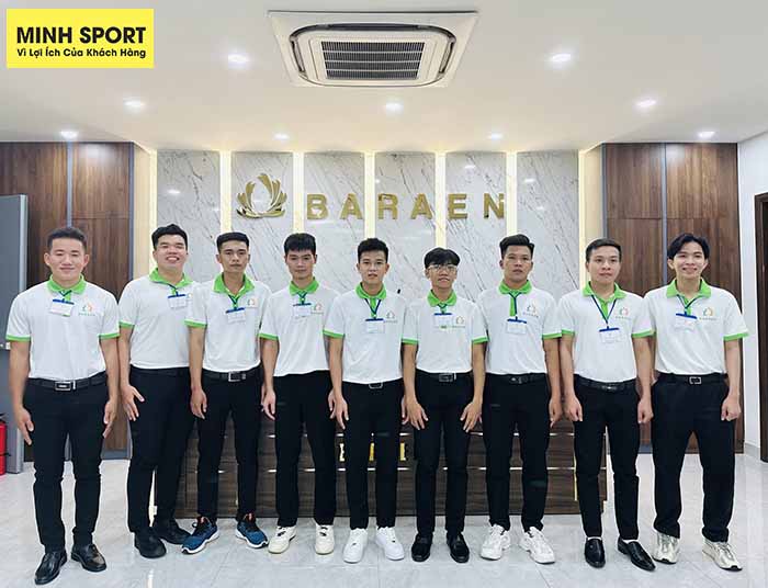 áo thu đồng phục trung tâm nhật ngữ baraen
