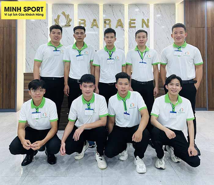 áo thu đồng phục trung tâm nhật ngữ baraen