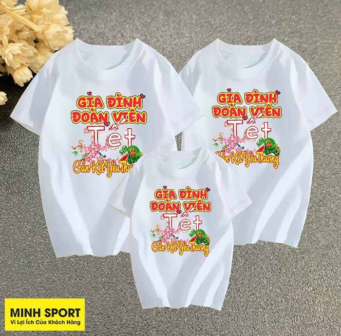 in áo đồng phục tết gia đình