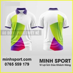 in áo thun đồng phục 3D có cổ
