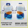in áo thun đồng phục 3D có cổ