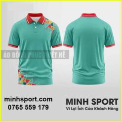 in áo thun đồng phục 3D có cổ