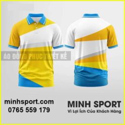 in áo thun đồng phục 3D có cổ