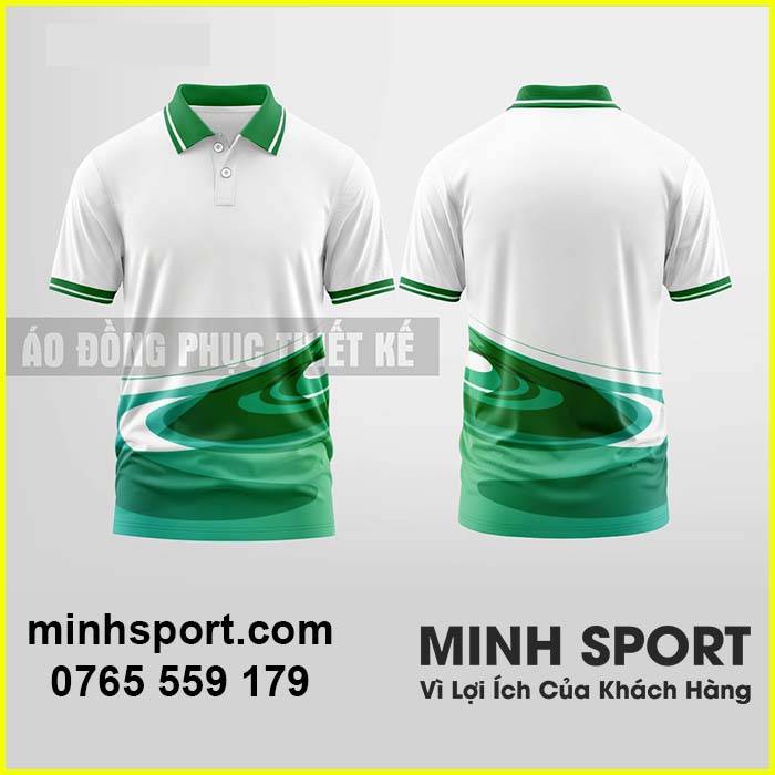 in áo thun đồng phục 3D có cổ