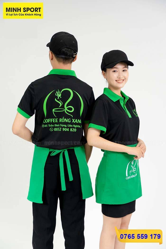 áo đồng phục quán cafe đẹp