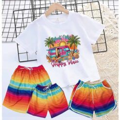 mẫu quần áo đồng phục đi biển đẹp cho nhóm, team, gia đình