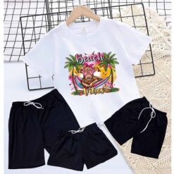 mẫu quần áo đồng phục đi biển đẹp cho nhóm, team, gia đình
