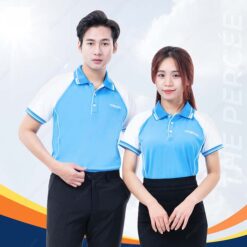 áo thun đồng phục có cổ nhân viên vinaphone