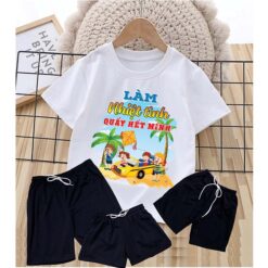 mẫu quần áo đồng phục đi biển đẹp cho gia đình nhóm công ty