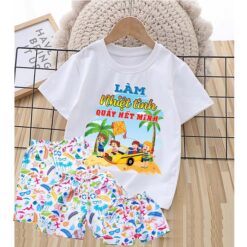 mẫu quần áo đồng phục đi biển đẹp cho gia đình nhóm công ty