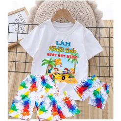 mẫu quần áo đồng phục đi biển đẹp cho gia đình nhóm công ty