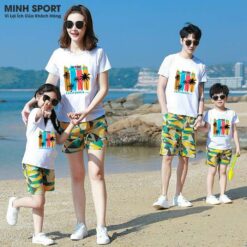 quần áo đồng phục đi biển cho gia đình đẹp nhất