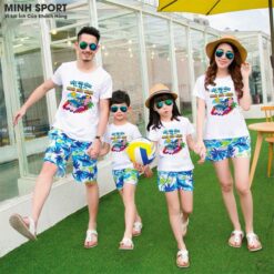 quần áo đồng phục đi biển cho gia đình đẹp nhất