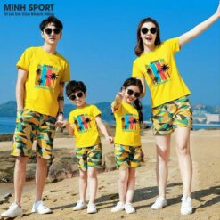 quần áo đồng phục đi biển cho gia đình đẹp nhất