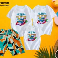 quần áo đồng phục đi biển cho gia đình đẹp nhất